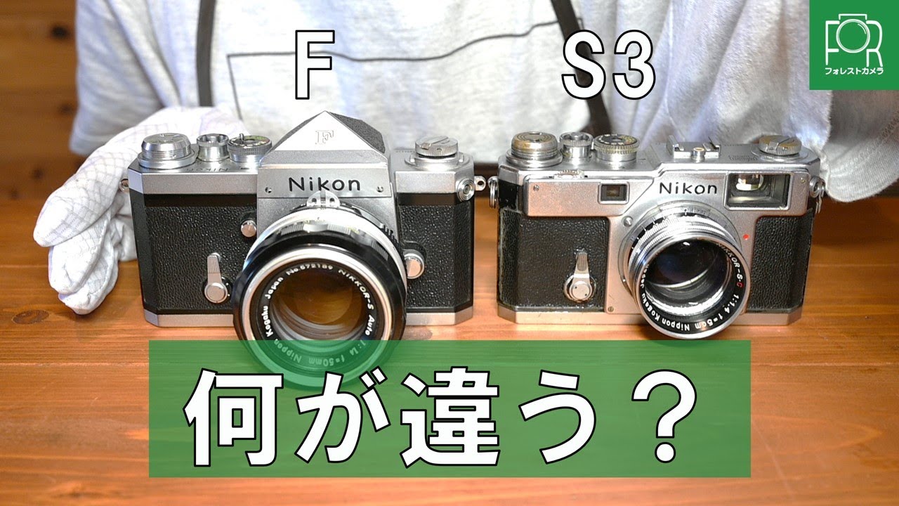 【レンジファインダーVS一眼レフ】Nikon S3とNikon Fを徹底比較！