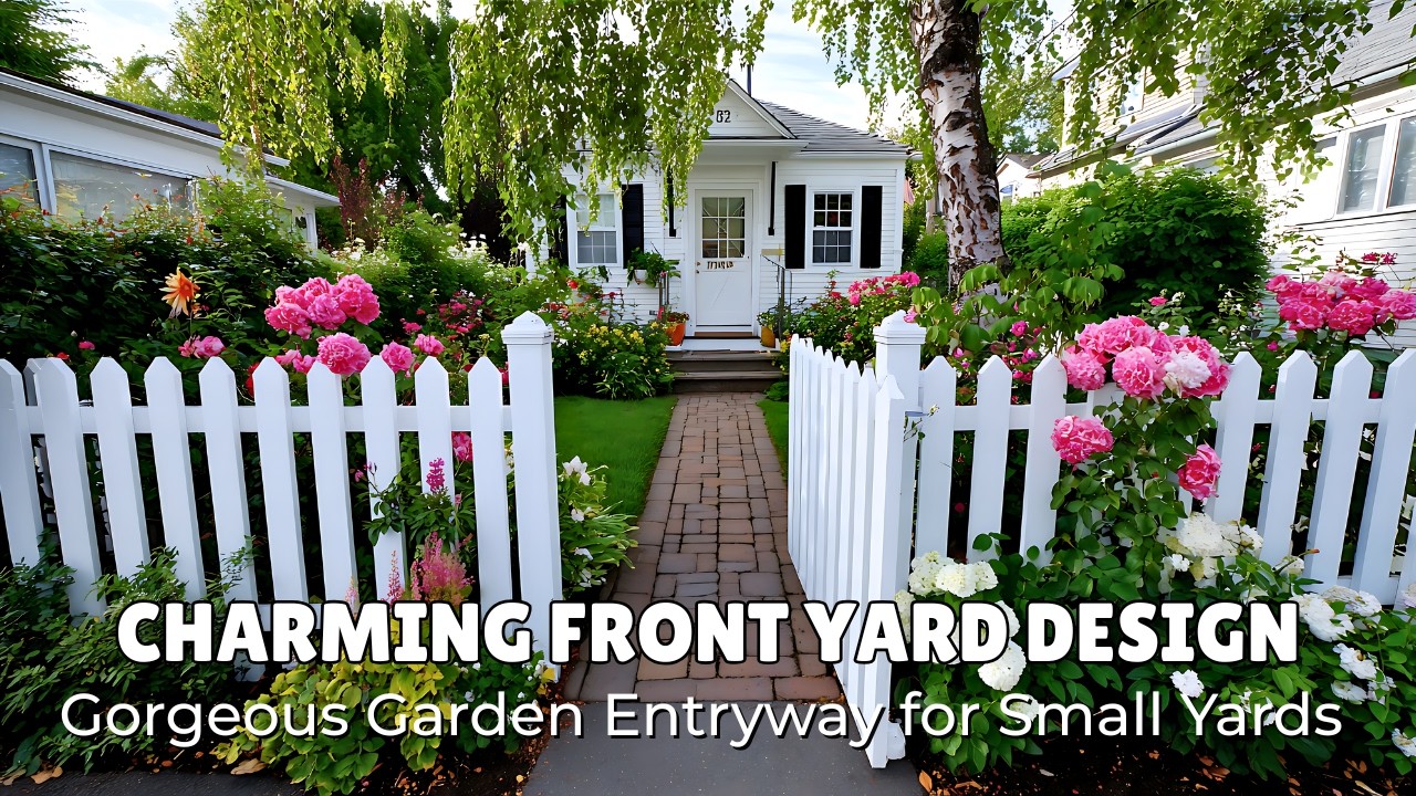 🌿 Красивые идеи оформления входа для небольших палисадников | Очаровательные садовые ворота и арки