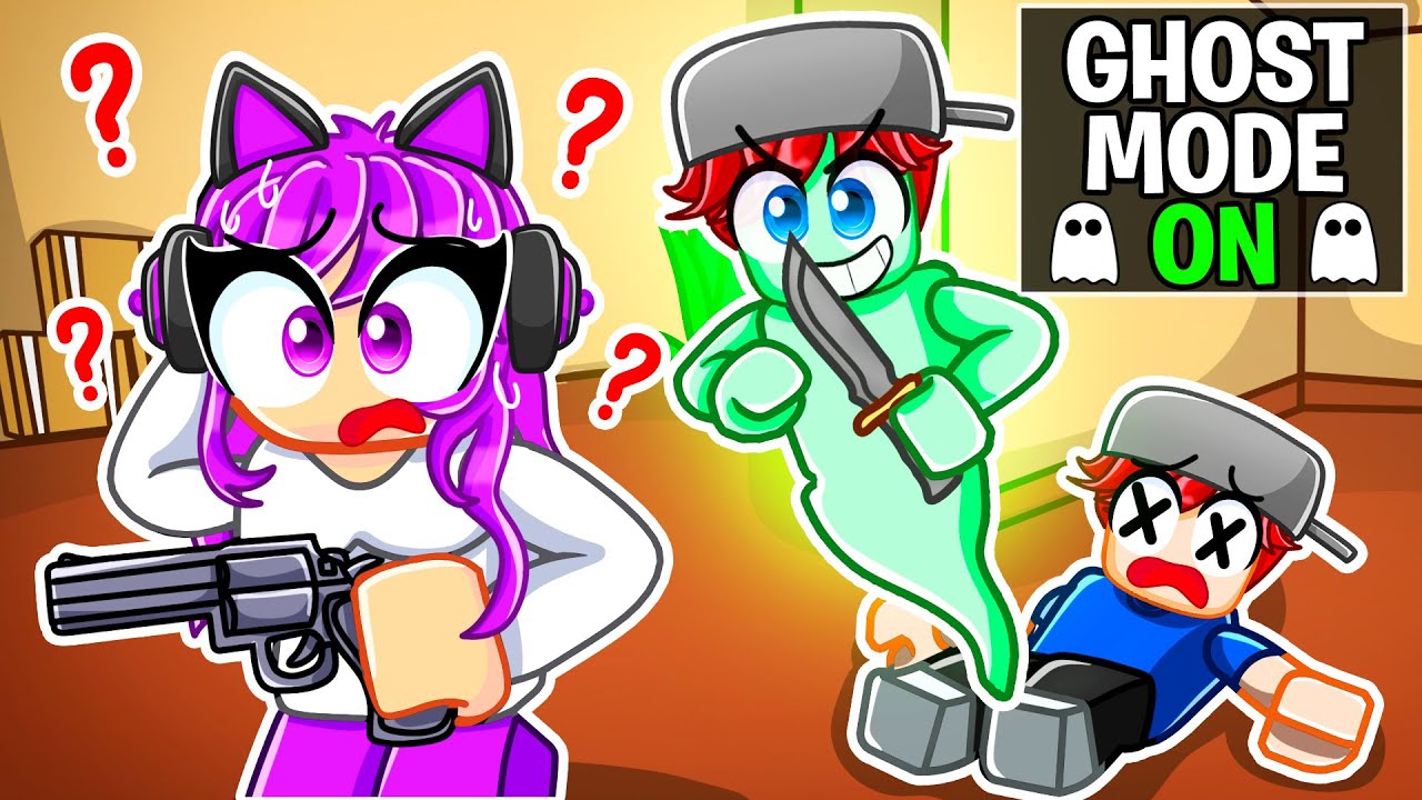 I Pretended To Be a NOOB, Then Became a GHOST in Murder Mystery 2!