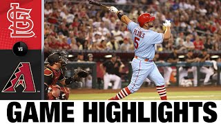 Cardinals vs. D-backs Game Highlights (8/20/22) | MLB Highlights