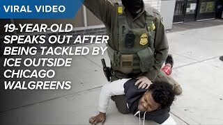 19-year-old tackled by ICE agents in Chicago speaks after release