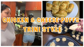 CHICKEN PUFFS | CHEESE PUFFS | RECIPE BY TRINI OUT & ABOUT