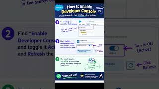 Salesforce Developer Console Missing 😱 Here’s the Fix! #Salesforce