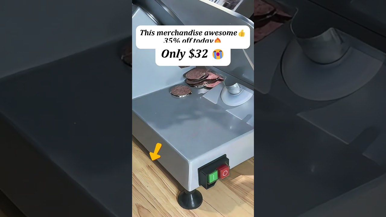 Save money with this deli slicer for home use! 