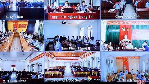 Hội nghị trực tuyến quán triệt, học tập, triển khai thực hiện các NQ, kết luận của TW, của tỉnh.