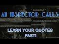 An Inspector Calls - Learn Your Quotes Fast with Mr H!
