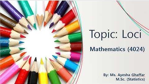 Loci and construction