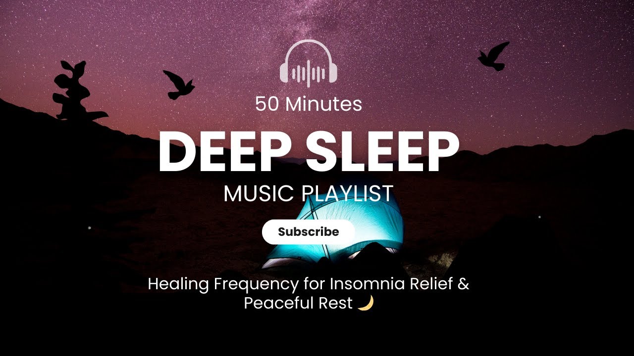 50 Minutes 432Hz Deep Sleep Music | Healing Frequency for Insomnia Relief & Peaceful Rest 🌙