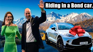 Riding in a Bond car  Prince William gave Kate Middleton a secret gift