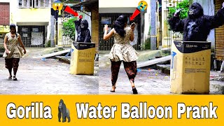 Gorilla Water Balloon Prank | Throwing Water Balloons Prank |Part 2 | Prakash Peswani Prank |