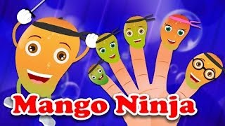 Mango Ninja Finger Family Baby Nursery Rhymes Official Finger Family