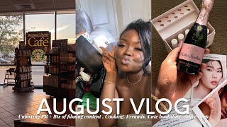 AUGUST VLOG! I HAD COVID + ERRANDS + BTS OF CONTENT + AUNTIE LIFE | Shanny Stephens