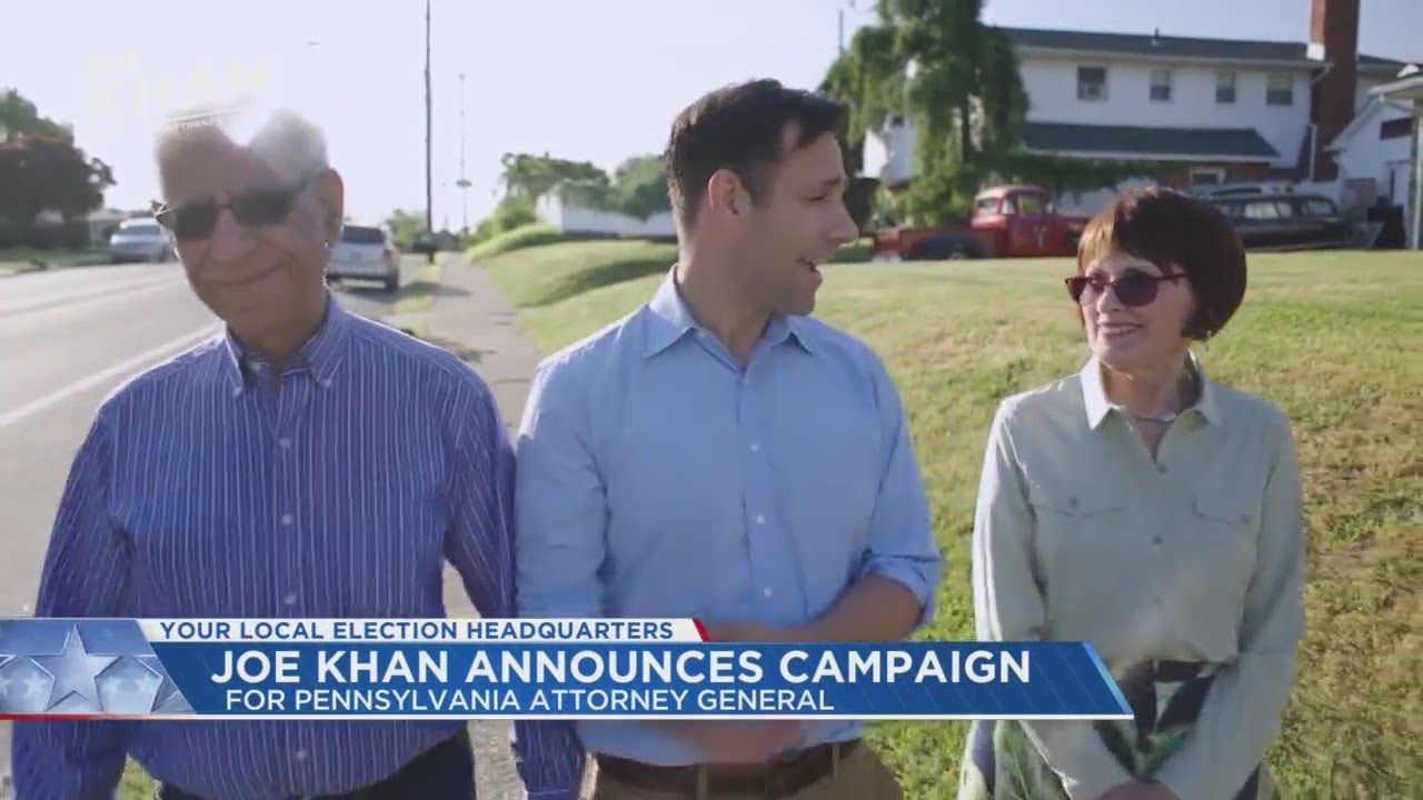 Democrat Joe Khan announces run for Pennsylvania Attorney General YouTube