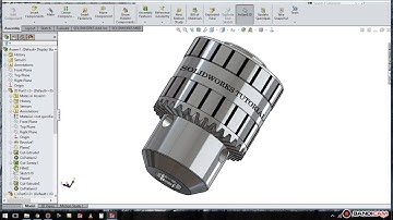 solidworks tutorial # 31 : assembly drill chuck