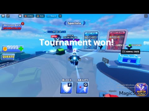 I played blade ball tournaments (CRAZY)