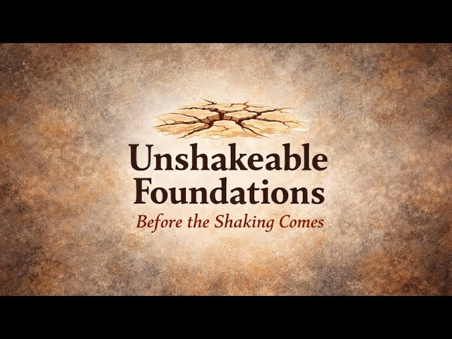 January 11-2026 - Unshakable Foundations