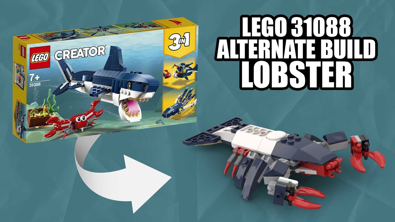 LEGO Creator 31088 Alternate Build - LOBSTER - YouTube
