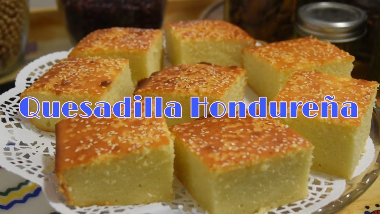 Quesadilla Hondureña de arroz (Rice & Cheese cake) YouTube