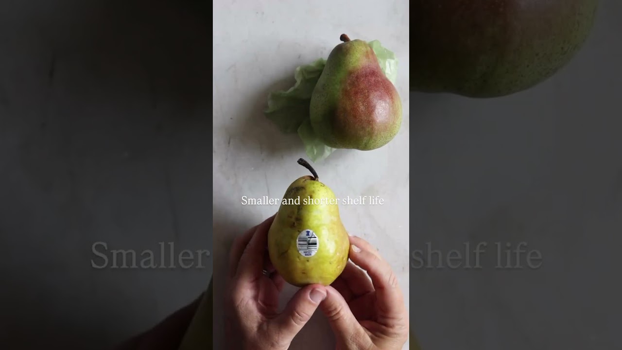Store-Bought vs. Royal Riviera Pears