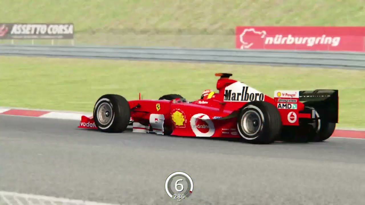 Asseto Corsa| Ferrari F2004 on the Nurburgring circuit