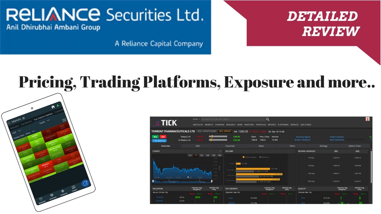 reliance securities trading app