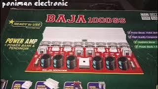 cek sound stereo power ampli MV282 driver BGR BELL BAJA 1000 SS handel 12x4 main 4 ohm