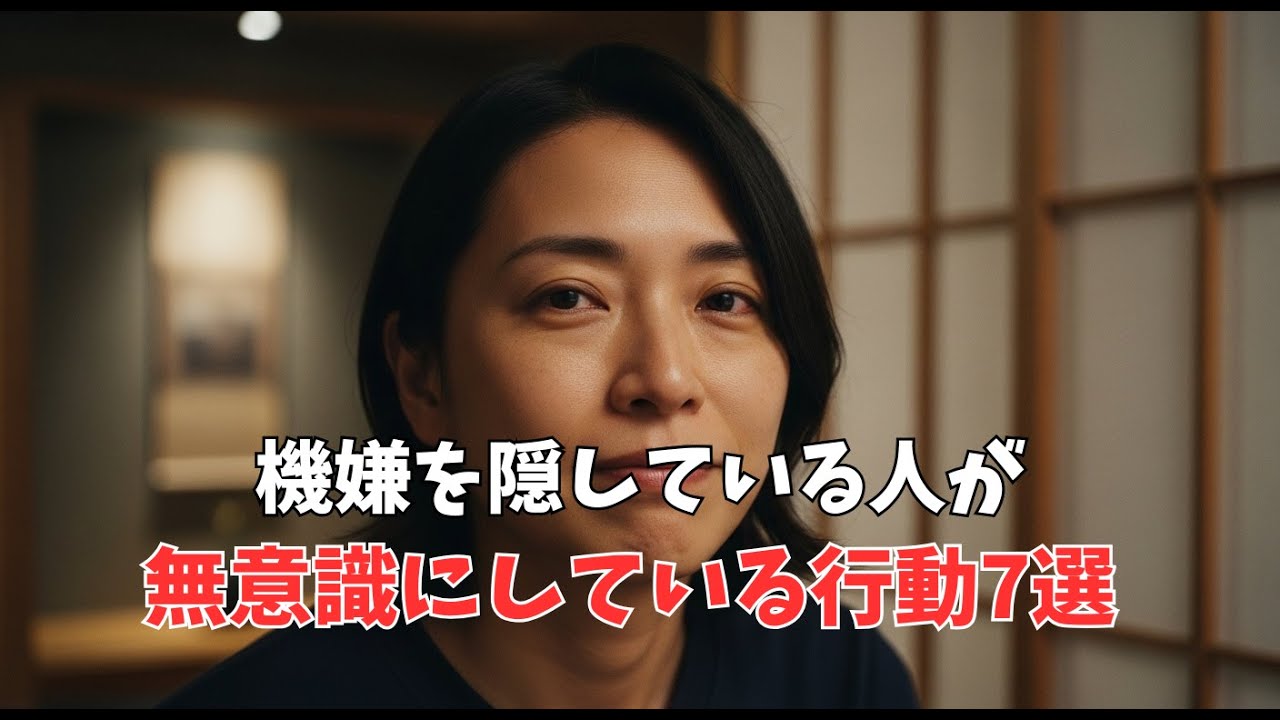 【行動心理学】実はバレてる？不機嫌を隠しているときの行動｜行動心理学で解説