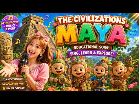 All About The Civilizations Maya 🌞 | Fun Educational Song | Learn History with Music #education