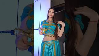 Making a Wish with the Magic Lamp ✨ Beautiful Genie Girl in Jasmine Costume | fifa world 🌍 cup