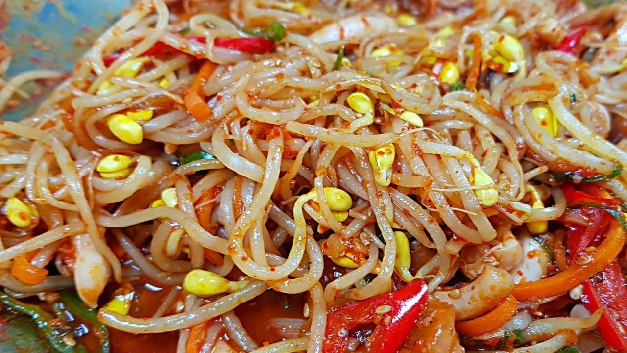 콩나물오징어볶음