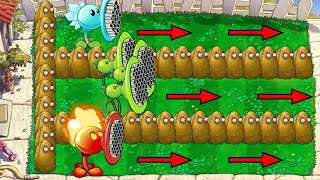 Threepeater Vs Snow Pea Vs Repeater Vs Giga Gargantuar Attack Dr Zomboss Plants vs Zombies Battlez