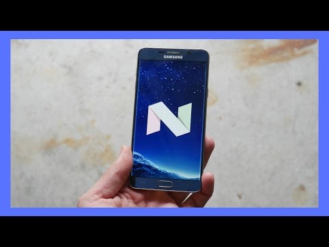 Official Galaxy Note 5 Nougat 7.0 Update Review!