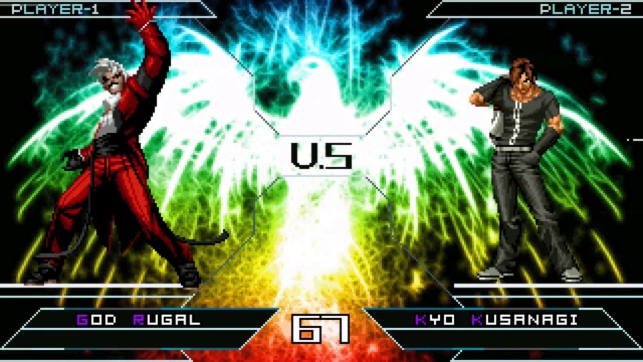 [KOF Mugen] God Rugal VS Kyo Kusanagi CT - YouTube