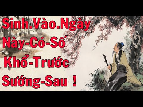 Video Bí Ẩn Động Trời Về 4 ngày sinh âm lịch của người khổ... - YouTube