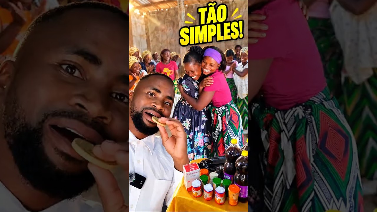 A CELEBRAÇÃO MAIS HUMILDE DA INTERNET! 😭🇲🇿 #shorts #viral #igreja