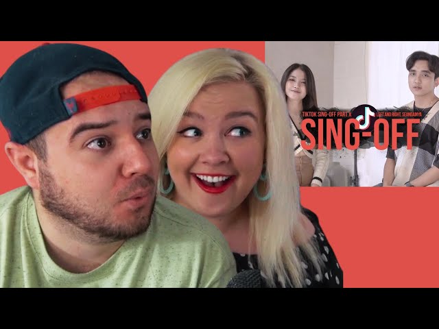 Reza Darmawangsa and Mirriam Eka - SING-OFF TIKTOK SONGS PART X | Couple Reaction class=