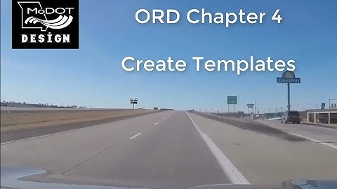 ORD - Road 1 - Chapter 4 - Templates 01 - Create Template   ITL