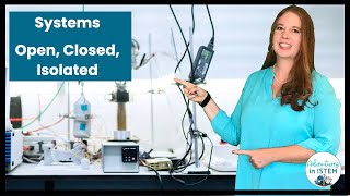 What is the difference between open systems, closed systems, and isolated systems?