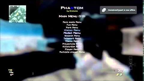 [Mw3/1.24] Phantom Mod menu  Best Mw3 Menu Ever
