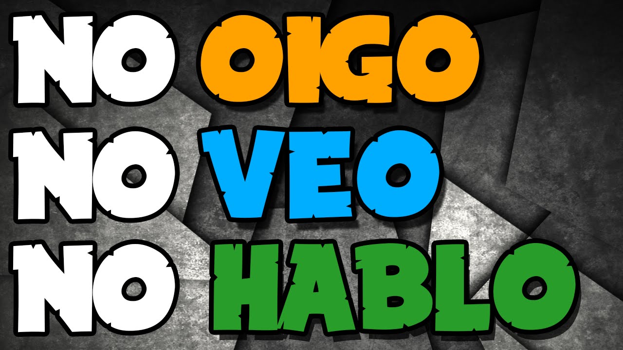 NO OIGO, NO VEO, NO HABLO Teoría Pokémon YouTube NO OIGO, NO VEO, NO HABLO Teoría Pokémon YouTube