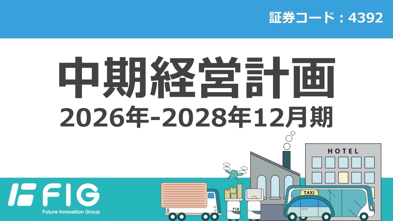 【IR】中期経営計画 2026年12月期‐2028年12月期