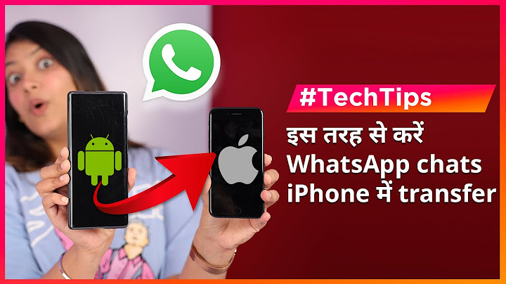 How do i transfer whatsapp chats from android to iphone