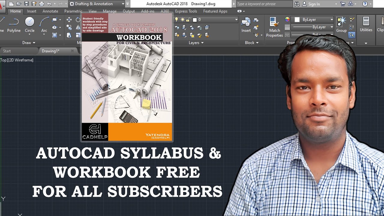 Autocad Syllabus And Exercise Book Free For All Subscribers [ CADHELP