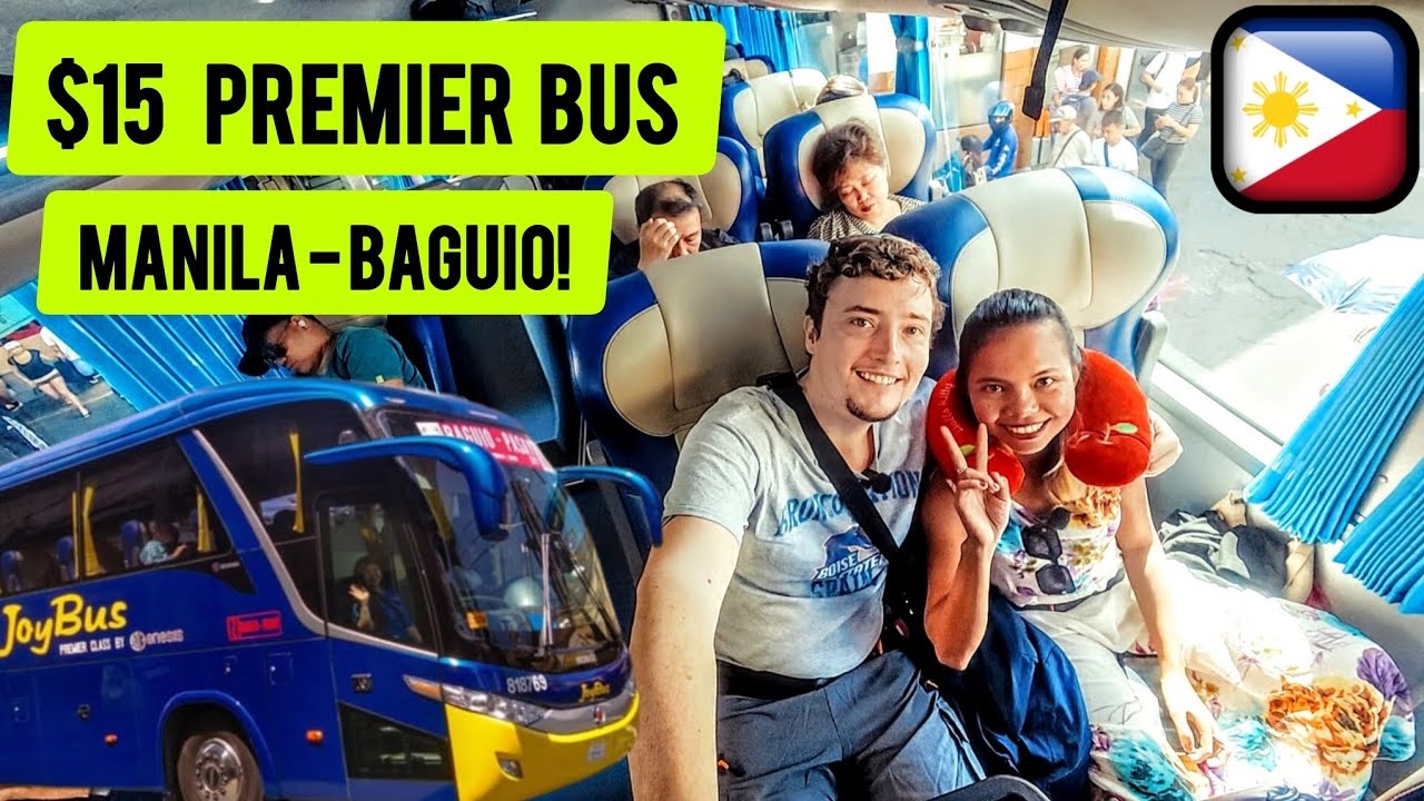 Автобус премиум-класса до города Багио на Филиппинах всего за 15 долларов! 🇵🇭