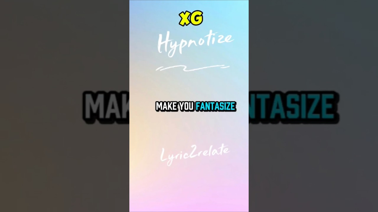 Hypnotize - XG (Shorts) Tiktokversion