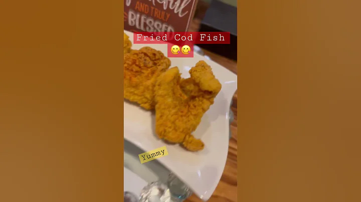 Fried Cod Fish😋So Yummy