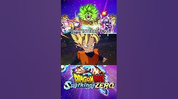 Funny Interactions #dragonballsparkingzero #sparkingzero #dragonballz #dbz #anime #shorts #goku