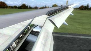 【HD】[FSX] Aeroflot Boeing 777-200ER landing in Moscow