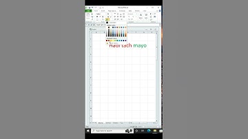 How to change the text color in MS excel