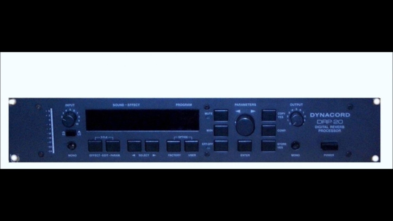 Dynacord DRP-20 Stereo Demo - YouTube